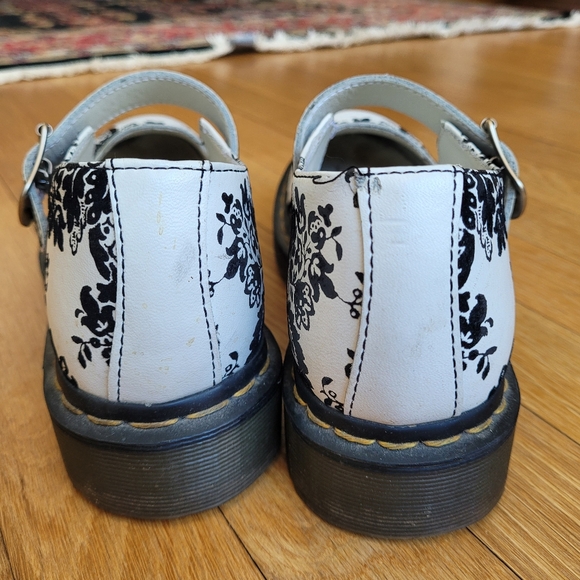 Dr Martens Mary Jane Oxfords Shoes Floral 5026 - Picture 5 of 14